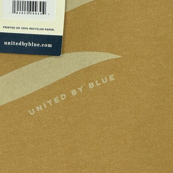 United by Blue Women's Logo Waves Curry Soft Organic Sweatshirt Size Medium NEW! - Picture 6 of 10